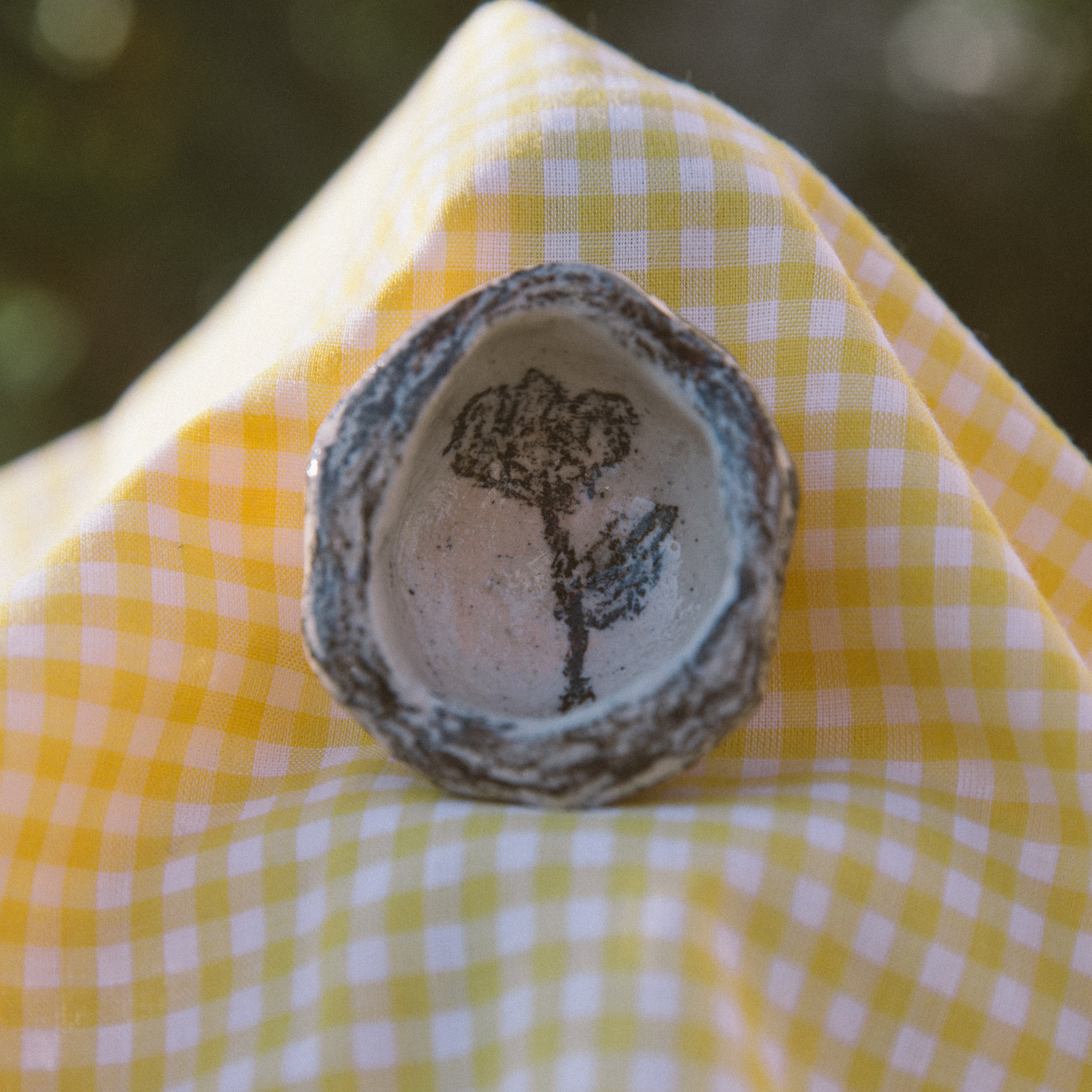 Flower Doodle Ring Dish